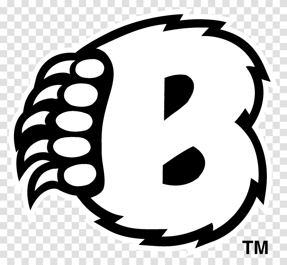Baylor Bears Logo Black And White Baylor Bears And Lady Bears, Stencil, Number Transparent Png