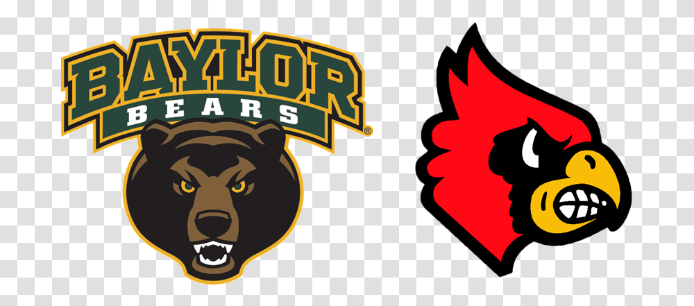 Baylor University Bears And University Of Louisville Baylor Bears Logo, Mammal, Animal, Wildlife, Cat Transparent Png