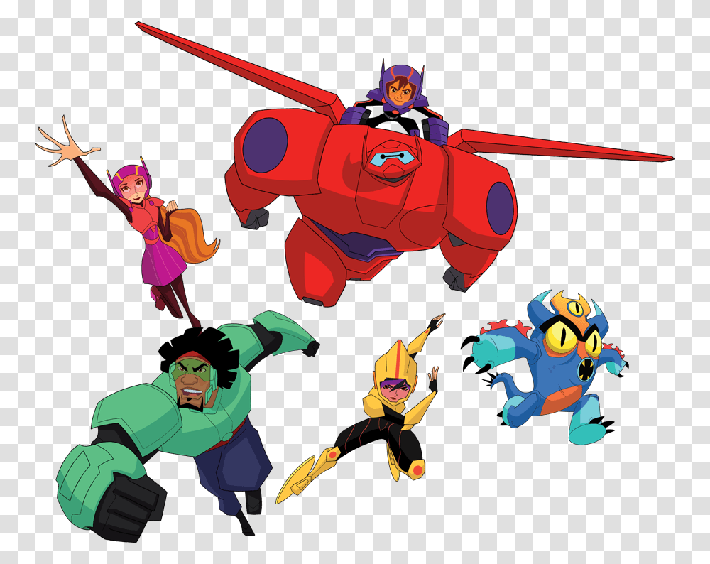 Baymax Hiro Big Hero 6 The Series Baymax, Person, People, Helicopter, Aircraft Transparent Png