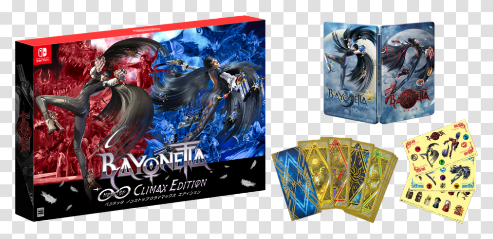 Bayonetta 2 Special Edition Switch, Book, Poster, Advertisement, Person Transparent Png