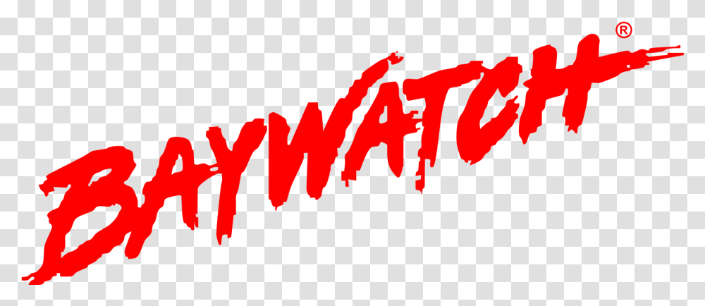 Baywatch Logo, Alphabet, Word, Handwriting Transparent Png