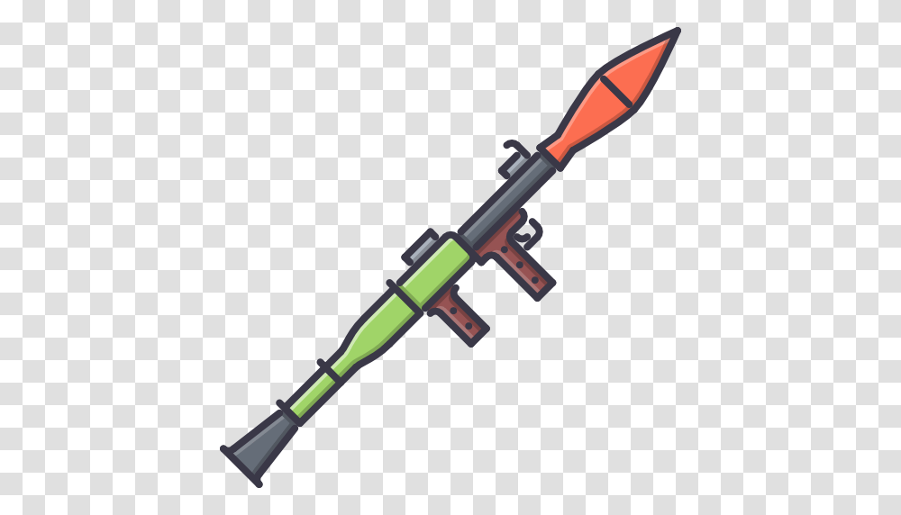 Bazooka, Gun, Weapon, Weaponry, Arrow Transparent Png