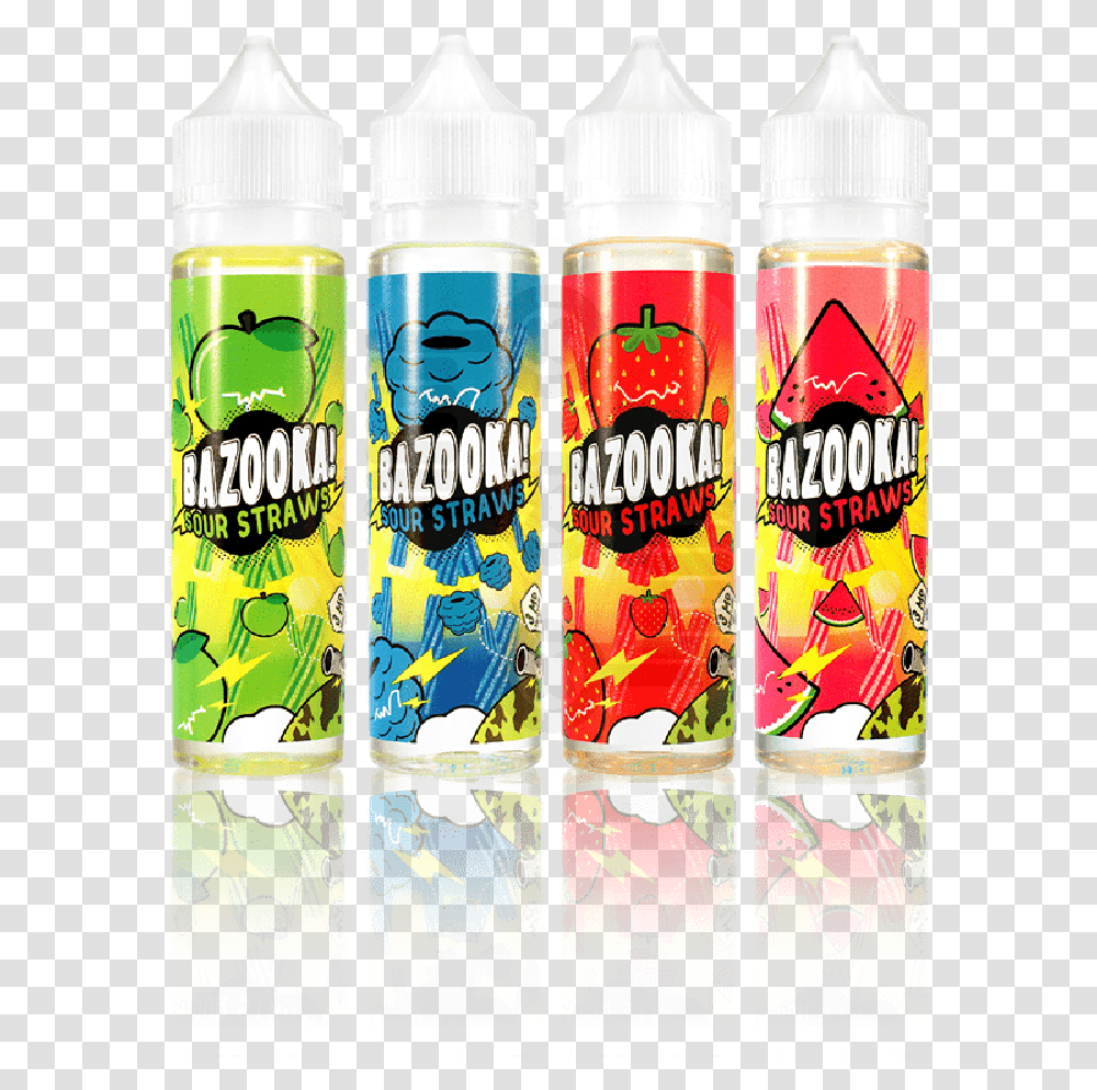 Bazooka Sour Straws 6o Ml E Liquid Vape Juice Cheapest Liquid Bazooka, Cosmetics, Deodorant Transparent Png
