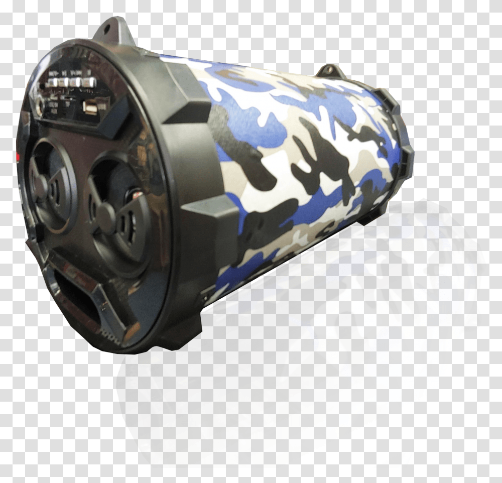 Bazooka Speaker Camo Blue, Helmet, Building, Military, Military Uniform Transparent Png