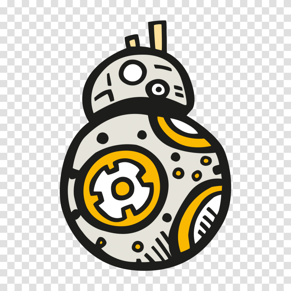 Bb 8 Icon Star Wars Doodle 8, Alarm Clock, Snowman, Winter, Outdoors Transparent Png
