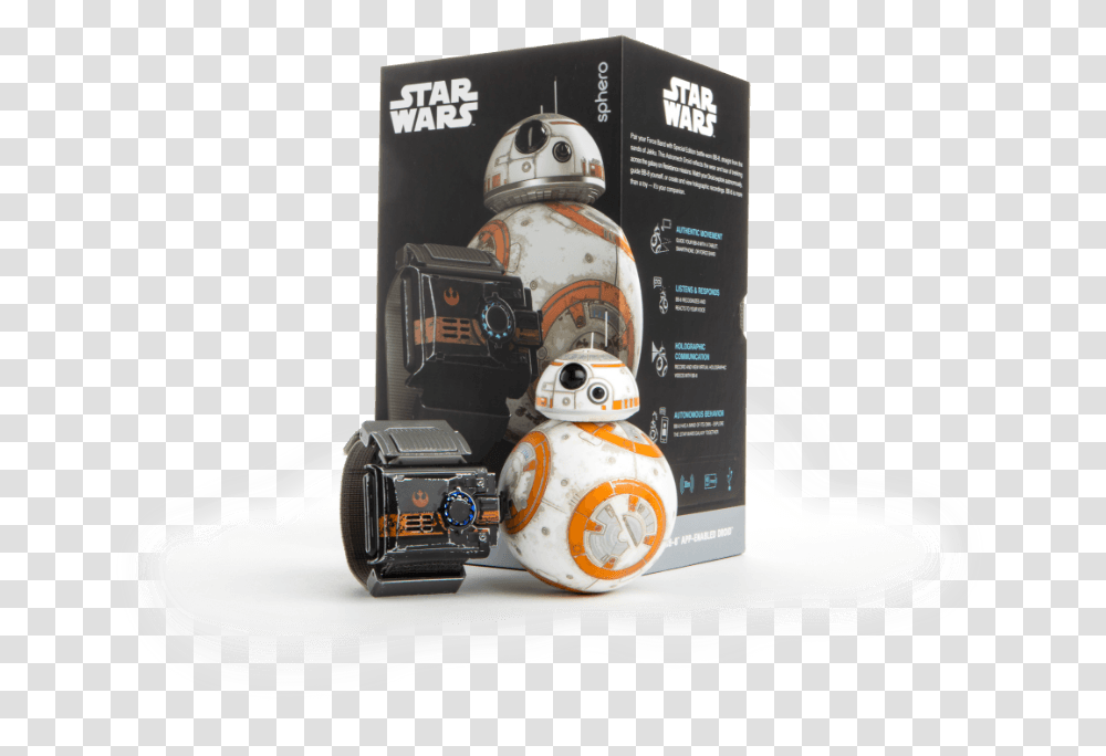 Bb 8 Sphero Bb8 With Force Band, Helmet, Apparel, Outdoors Transparent Png