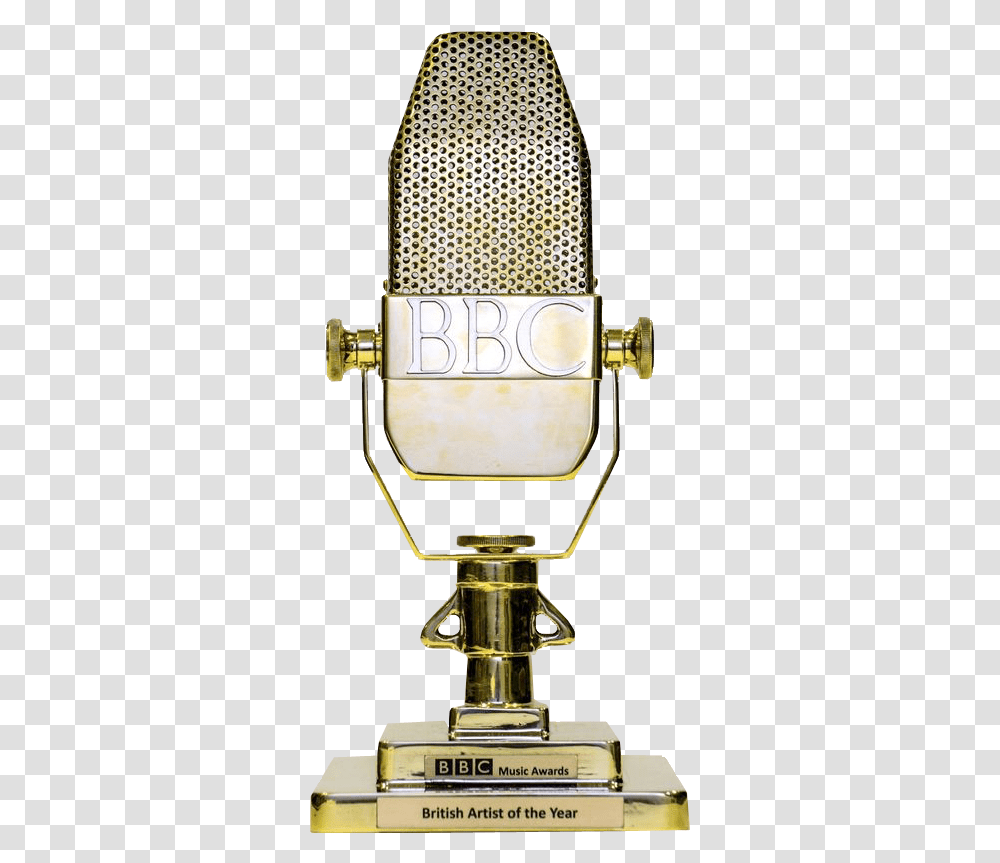 Bbc Music Awards Trophy Bbc Music Awards Trophy, Lamp, Electrical Device, Microphone, Light Transparent Png