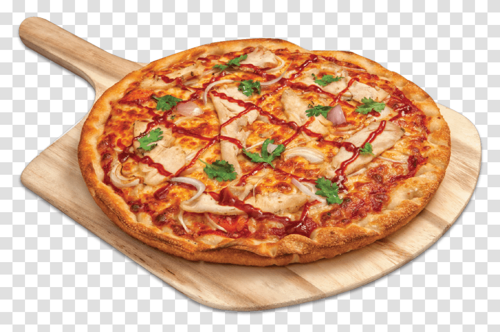 Bbq Chicken California Style Pizza, Food, Dish, Meal Transparent Png