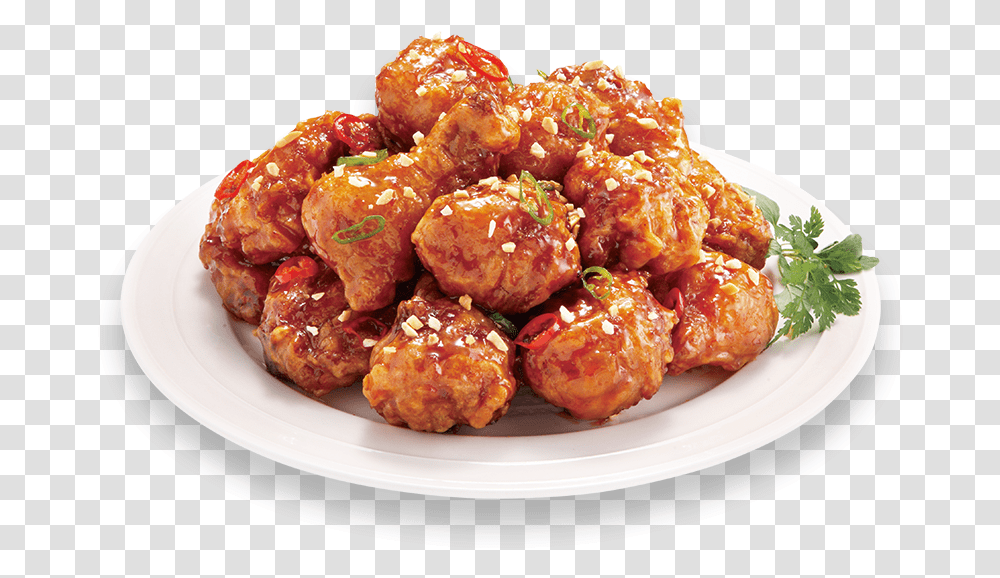 Bbq Chicken Clipart Free, Meatball, Food, Pork, Dish Transparent Png
