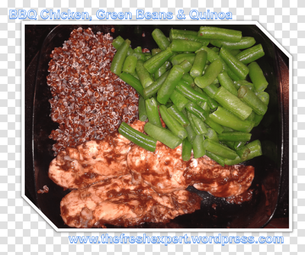 Bbq Chicken Green Beans Amp Quinoa Baked Beans, Plant, Vegetable, Food, Produce Transparent Png