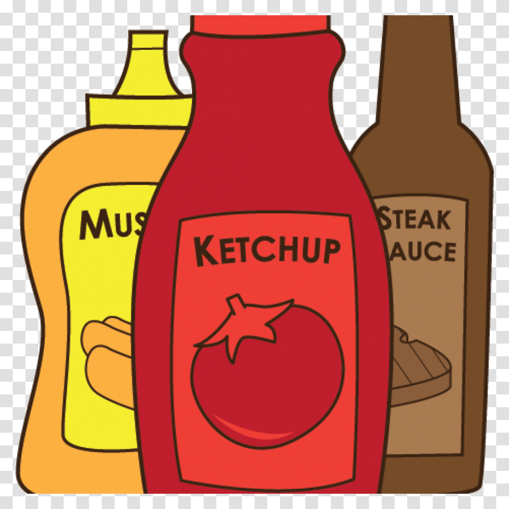 Bbq Clipart Free Free Clipart Download, Bottle, Ketchup, Food, Beverage Transparent Png