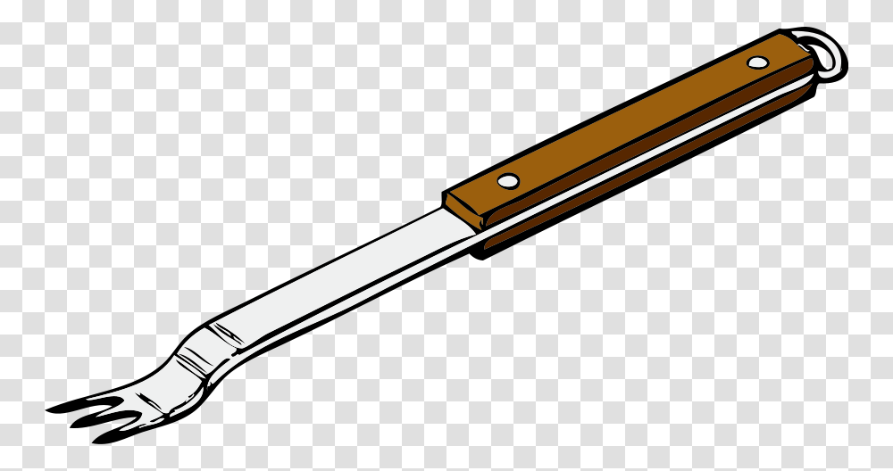 Bbq Fork Clipart, Weapon, Weaponry, Blade, Knife Transparent Png