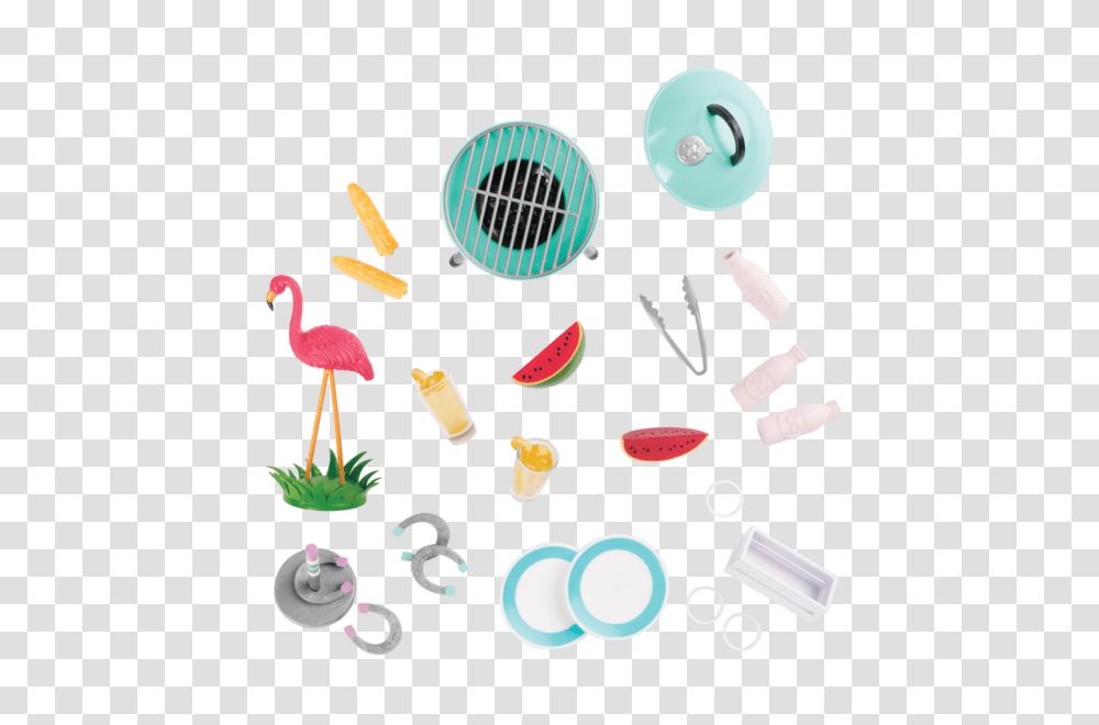Bbq Garden Partyretro Inch Doll Accessoryour Generation, Bird, Animal, Sweets, Food Transparent Png