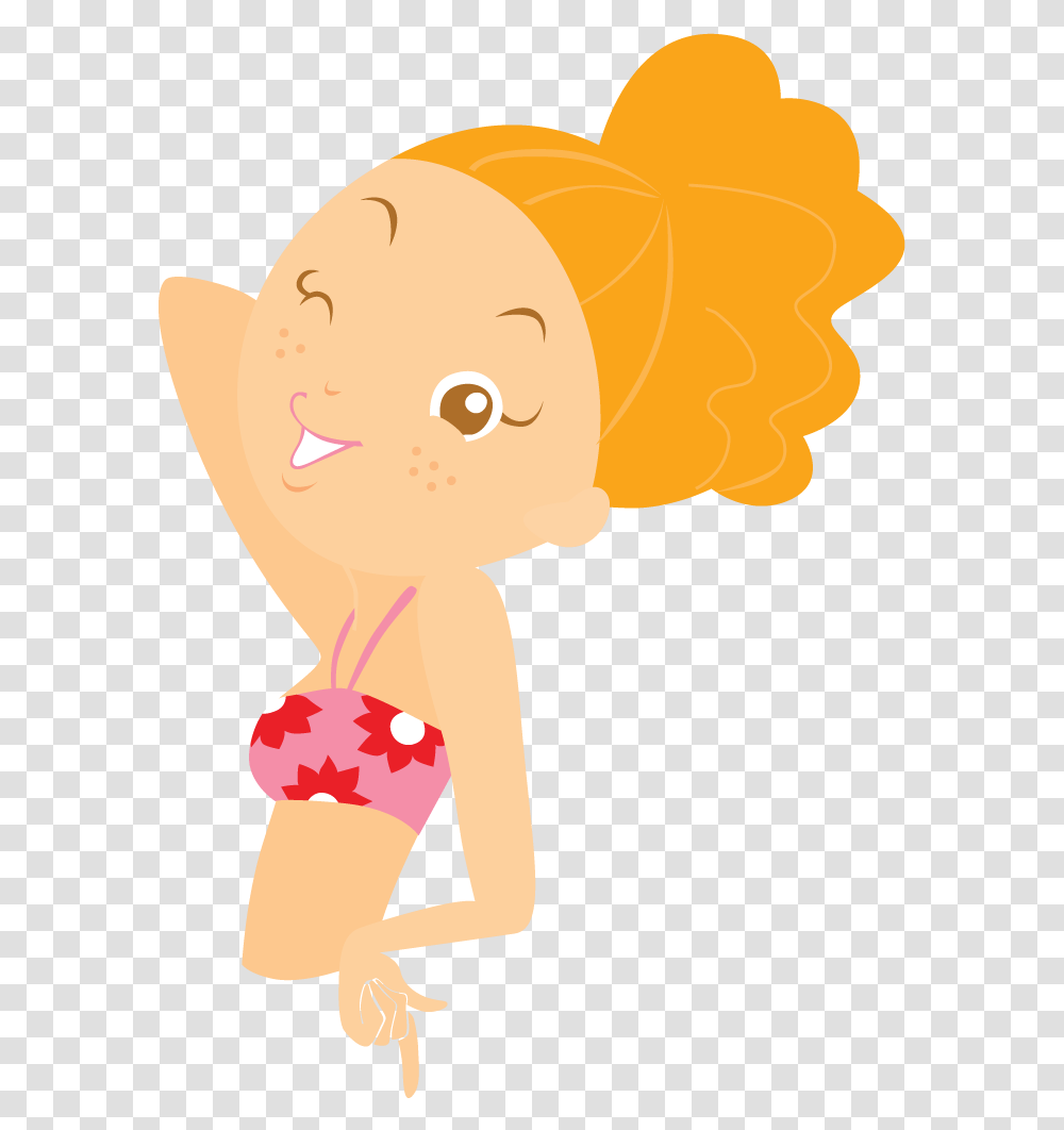 Bbq Grill Clipart Girl In The Beach Cartoon, Cupid, Label Transparent Png