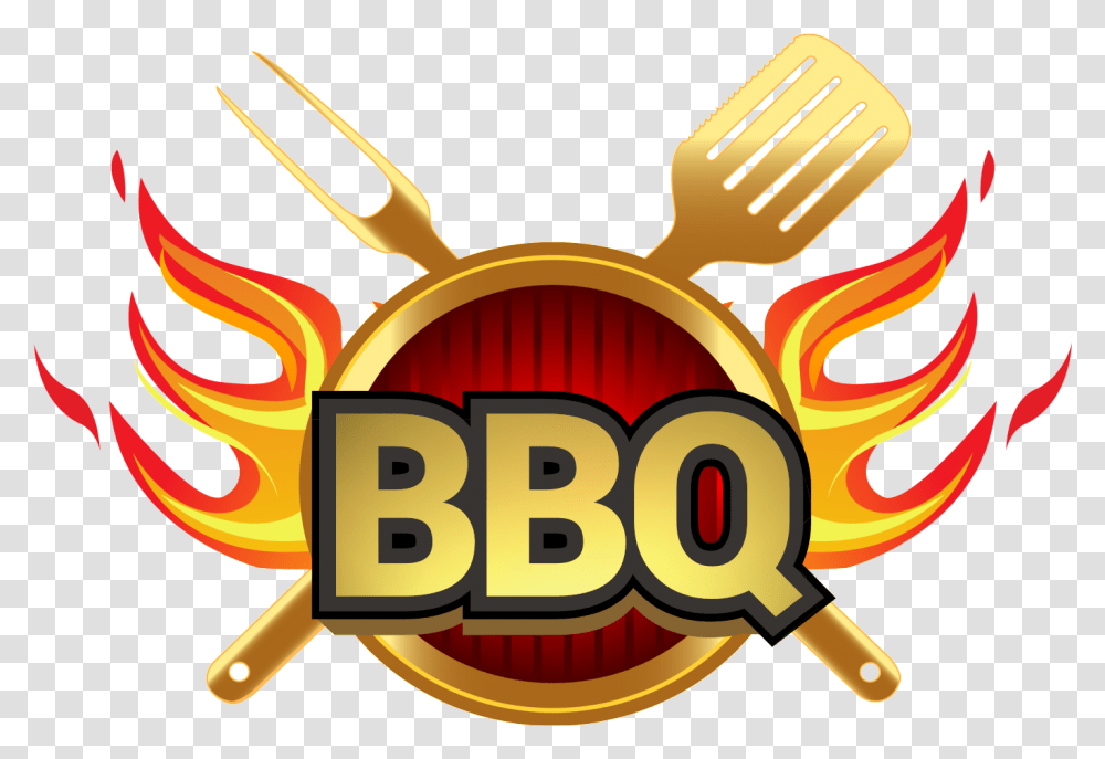 Bbq Logo Picture Illustration, Fork, Cutlery, Food, Animal Transparent Png