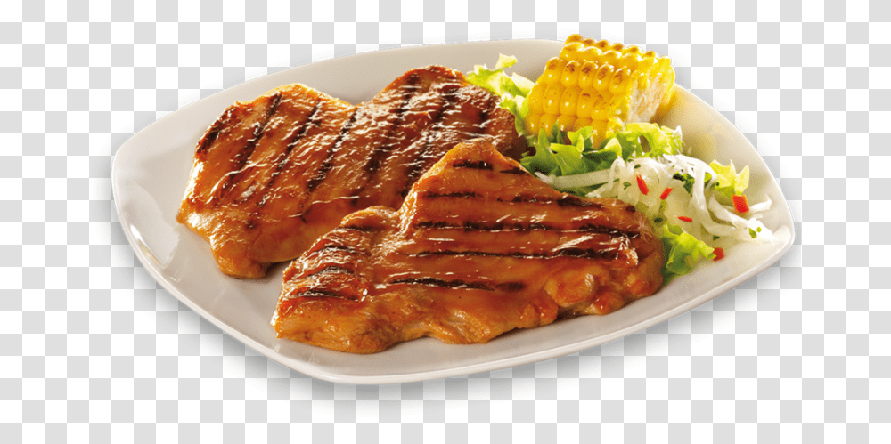 Bbq Steak, Pork, Food, Dish, Meal Transparent Png