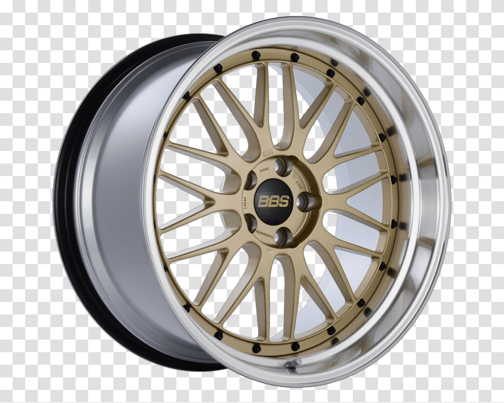 Bbs Lm 20x105 5x1143 Et20 Cb66 Gold Center Diamond Cut Lip Wheel Bbs Lm 19, Tire, Machine, Car Wheel, Alloy Wheel Transparent Png