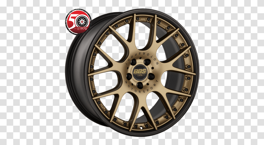 Bbs Wheel Ch R Ii Performance Line Bronze Bbs Wheels, Machine, Tire, Car Wheel, Spoke Transparent Png