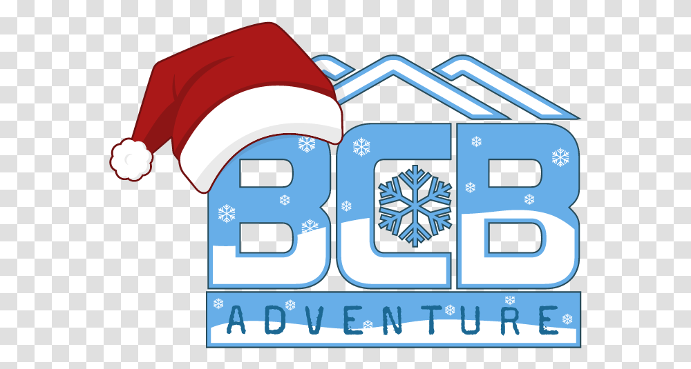 Bcb Adventures Christmas Logo Clip Art, Text, Housing, Building, Urban Transparent Png