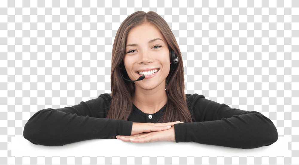 Bccp Call Center Services Character Call Center Woman, Person, Face, Female, Teeth Transparent Png