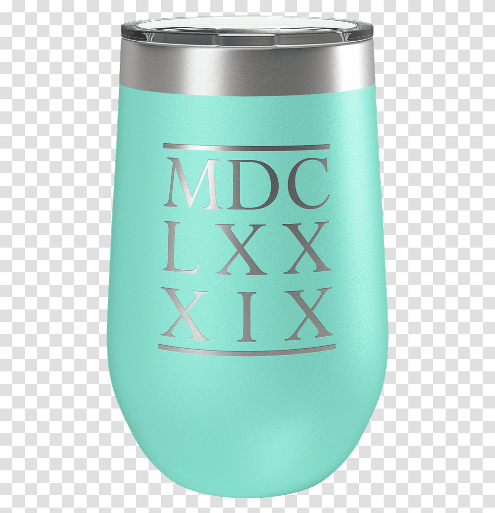 Bcf Roman Numerals 16oz Insulated Tumbler Diet Soda, Bottle, Alcohol, Beverage, Beer Transparent Png