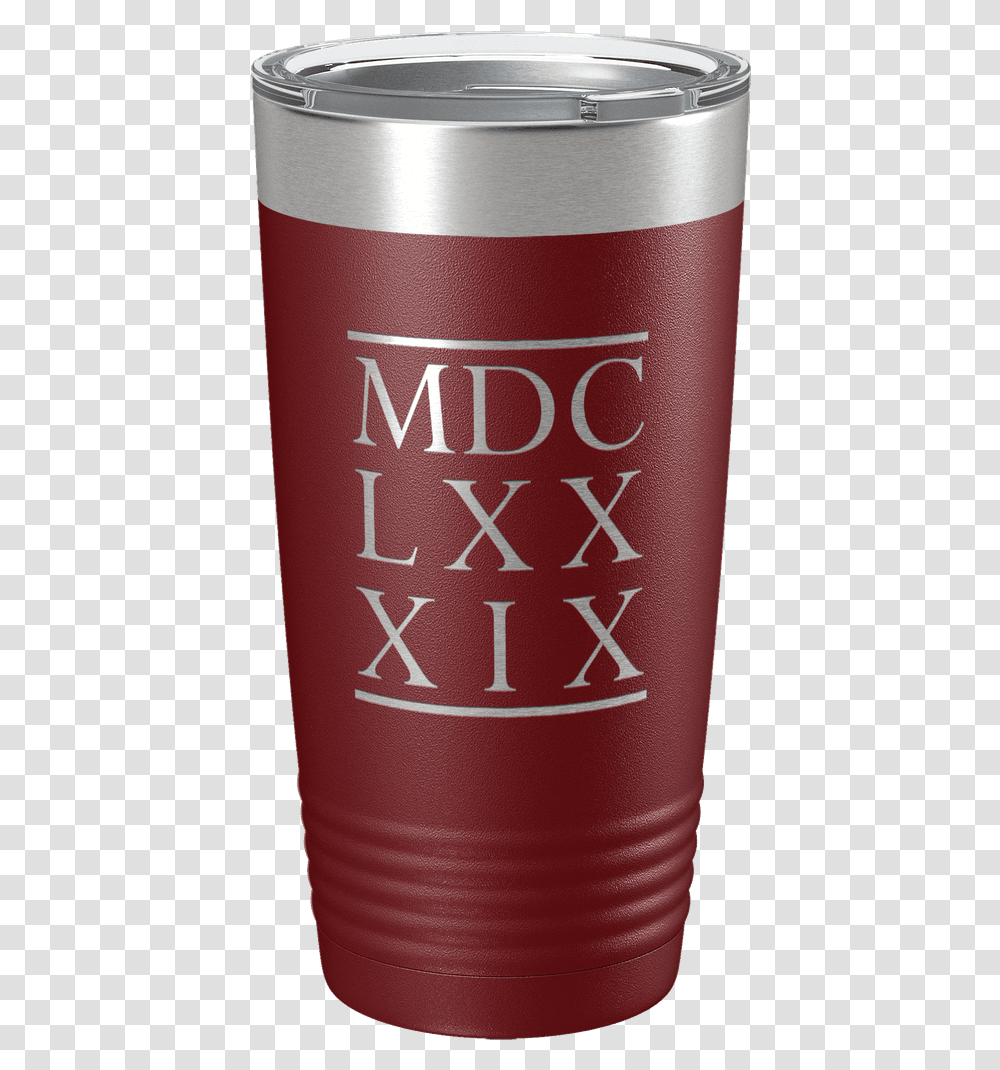 Bcf Roman Numerals 20oz Insulated Tumbler Caffeinated Drink, Bottle, Beer, Alcohol, Beverage Transparent Png