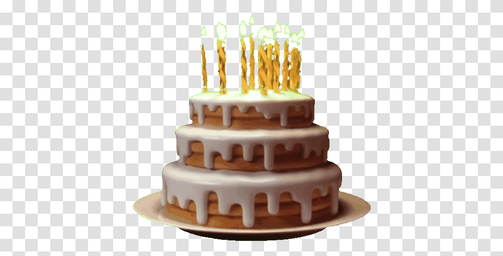 Bday Cake 518x480 Happy Birthday Emoji Background Birthday Cake Animated Gif, Dessert, Food, Wedding Cake Transparent Png