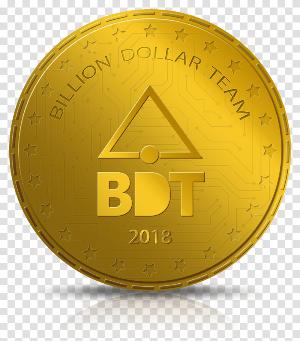 Bdt Logo Coin Circle, Gold, Clock Tower, Architecture, Building Transparent Png