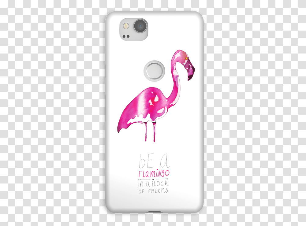 Be A Flamingo Case Pixel, Bird, Animal, Mailbox Transparent Png