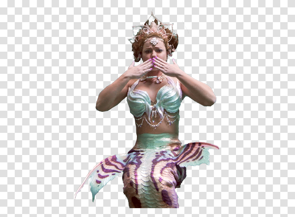 Be A Mermaid Woman Warrior, Skin, Person, Back, Female Transparent Png