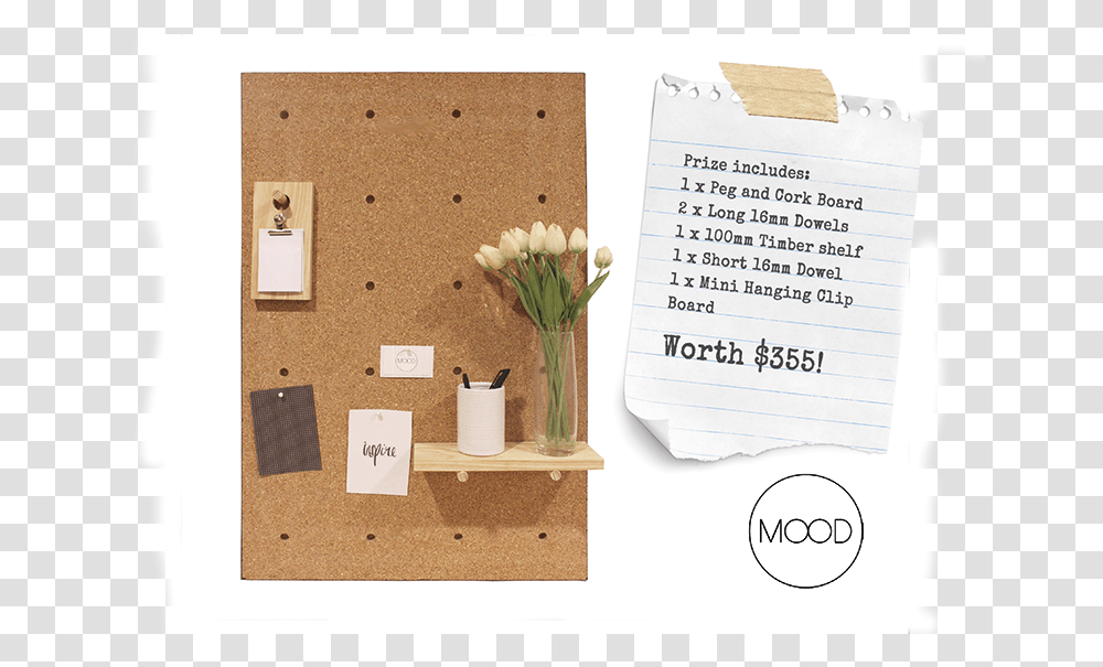 Be In To Win A Peg And Cork Board From The Mood Store Paper, Electrical Device, Switch, Collage, Poster Transparent Png