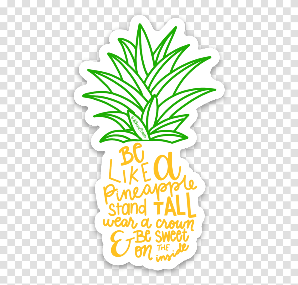 Be Like A Pineapple, Plant, Food Transparent Png