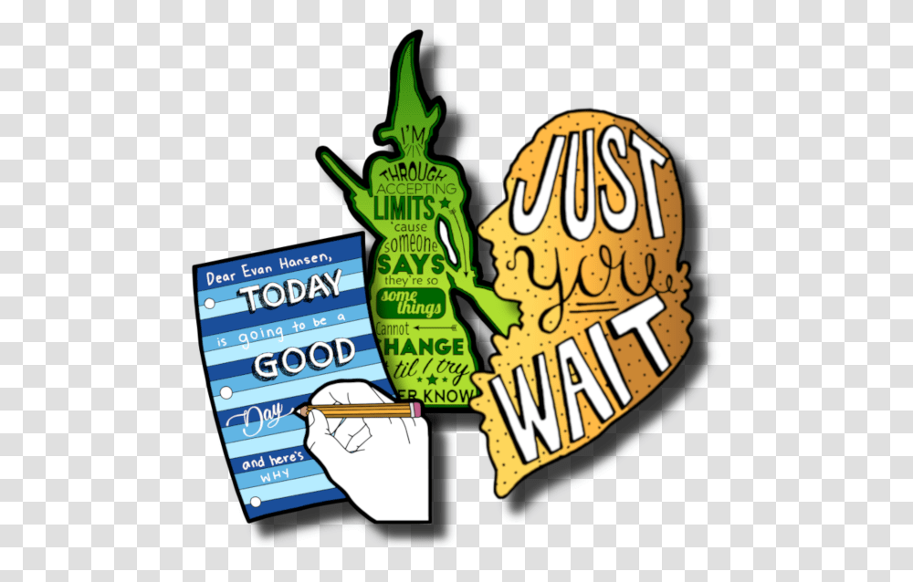 Be More Chill It's From Japan Dear Evan Hansen Stickers, Sea, Outdoors, Water, Nature Transparent Png