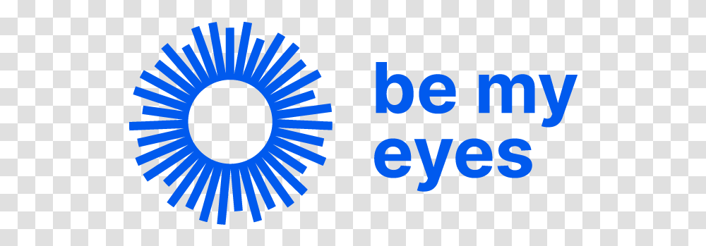 Be My Eyes My Eyes App Logo, Text, Symbol, Number, Trademark Transparent Png