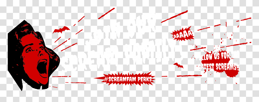 Be Part Of The Scream Fam Graphic Design, Label, Alphabet, Word Transparent Png