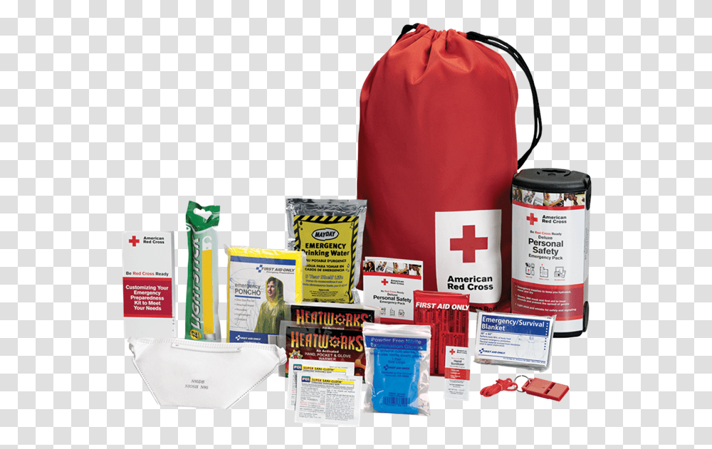 Be Red Cross Ready American Red Cross First Aid Kit, Book, Bandage, Person, Human Transparent Png