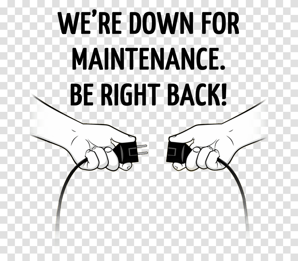 Be Right Back Illustration, Hand, Arm, Whip, Crowd Transparent Png