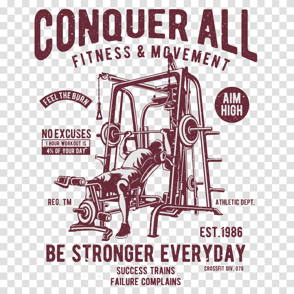 Be Stronger Everyday Trending T Shirt Designs, Poster, Advertisement, Flyer, Paper Transparent Png