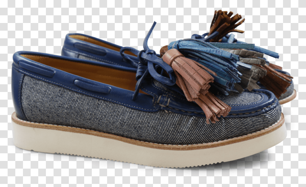 Bea 4 Salerno China Blue Jeans Light Tassel Multi New Shoe, Clothing, Apparel, Footwear, Suede Transparent Png