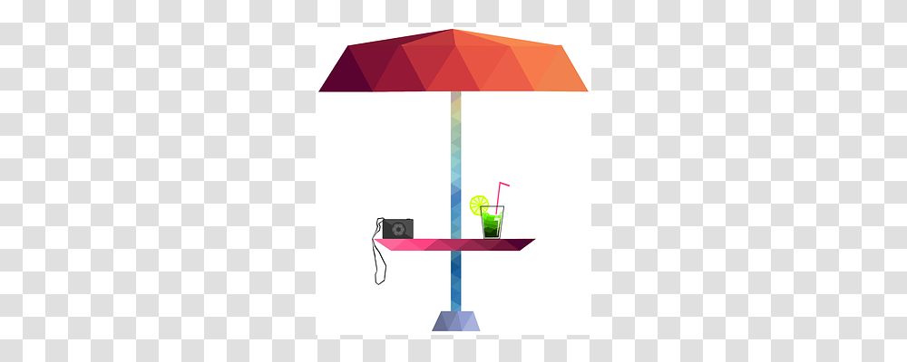 Beach Patio Umbrella, Garden Umbrella, Lamp, Stand Transparent Png