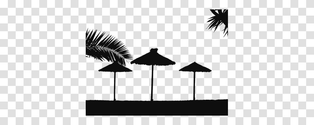 Beach Nature, Silhouette, Outdoors, Canopy Transparent Png