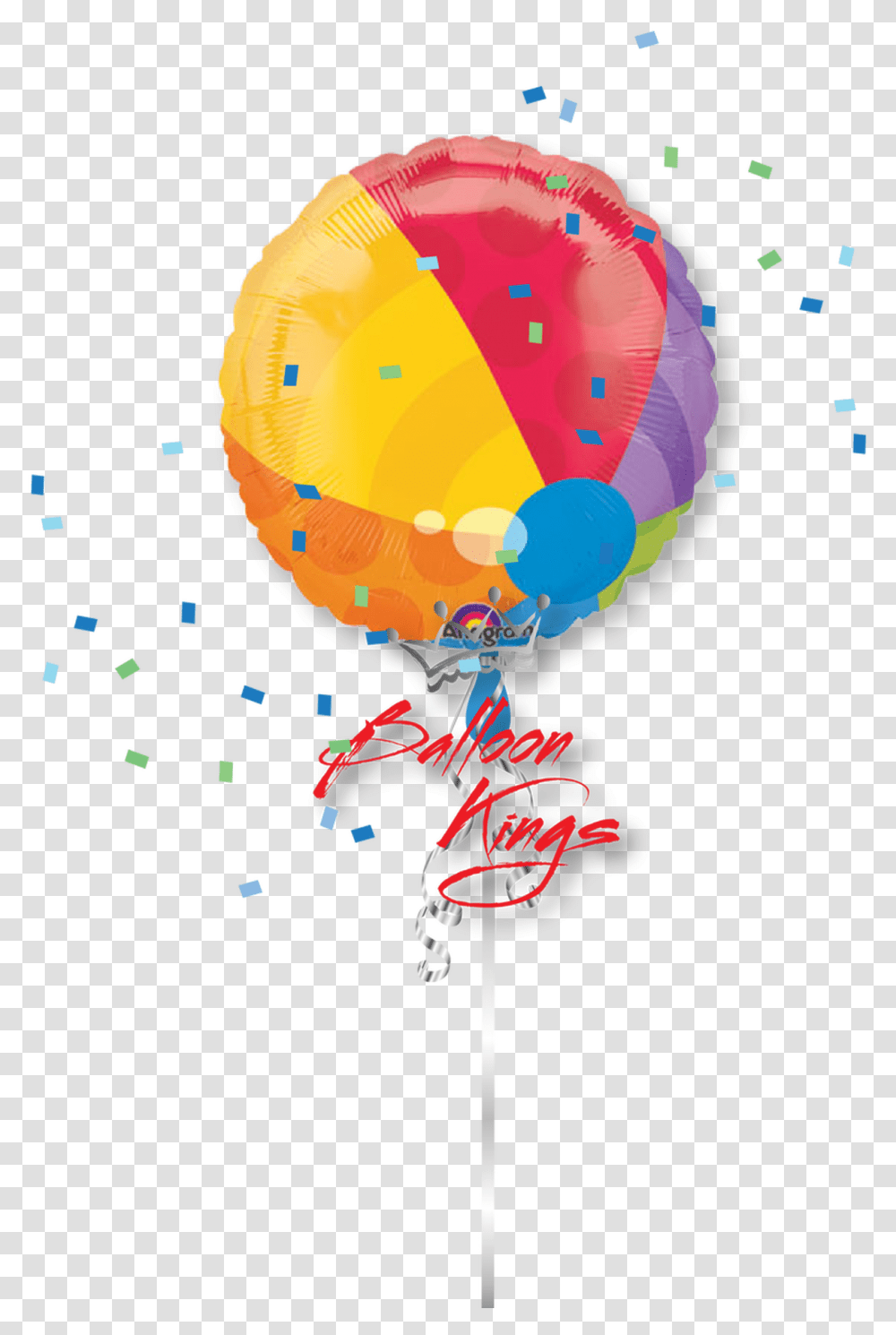 Beach Ball, Balloon, Paper, Confetti Transparent Png