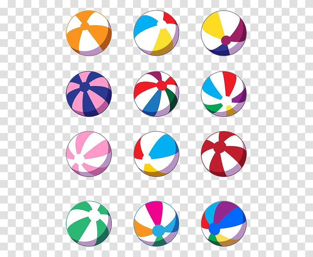 Beach Ball Balls Clipart Colorful Vector Beach Balls Clipart, Logo, Trademark, Star Symbol Transparent Png