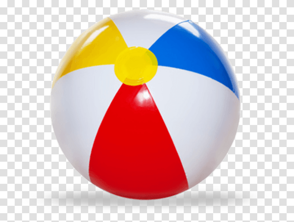 Beach Ball White Red Blue, Balloon Transparent Png