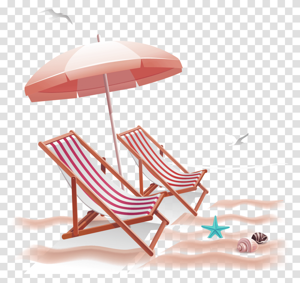 Beach Chair And Picture Library Beach Chair And Umbrella, Furniture, Table, Canopy Transparent Png