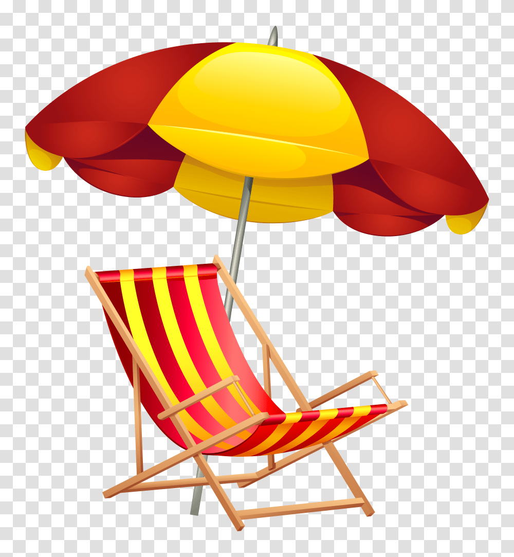 Beach Chair Clip Art Umbrella, Lamp, Furniture, Coat Transparent Png