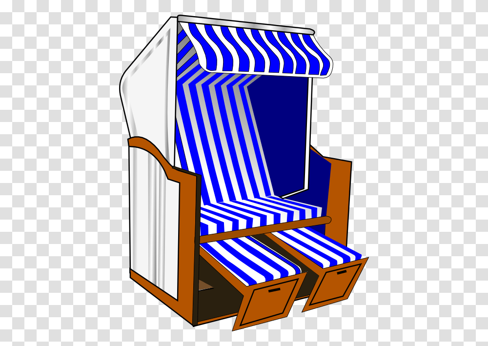 Beach Chair Clipart Beach Chair With Umbrella Stock Vector, Furniture, Rocking Chair, Armchair Transparent Png