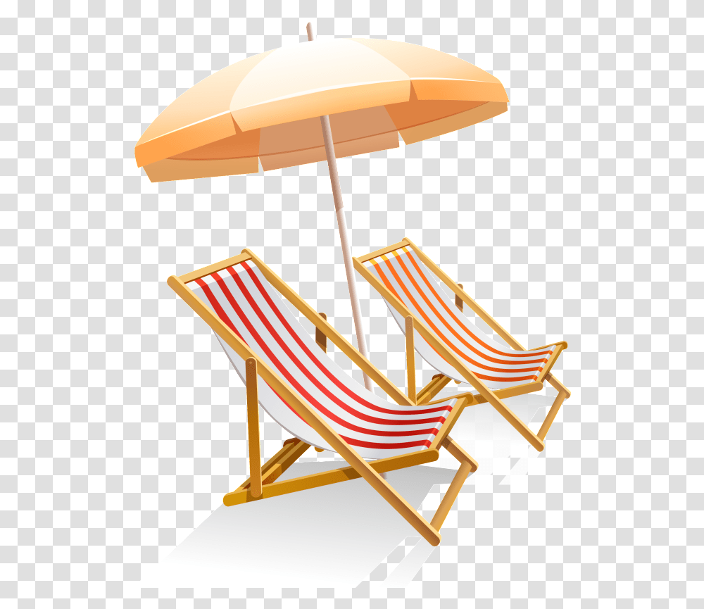 Beach Chair Clipart Black And White Beach Chair And Umbrella, Furniture, Rocking Chair, Hammock, Canvas Transparent Png