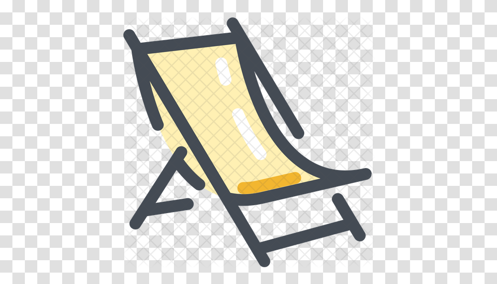 Beach Chair Icon Rocking Chair, Furniture, Airplane, Aircraft, Vehicle Transparent Png