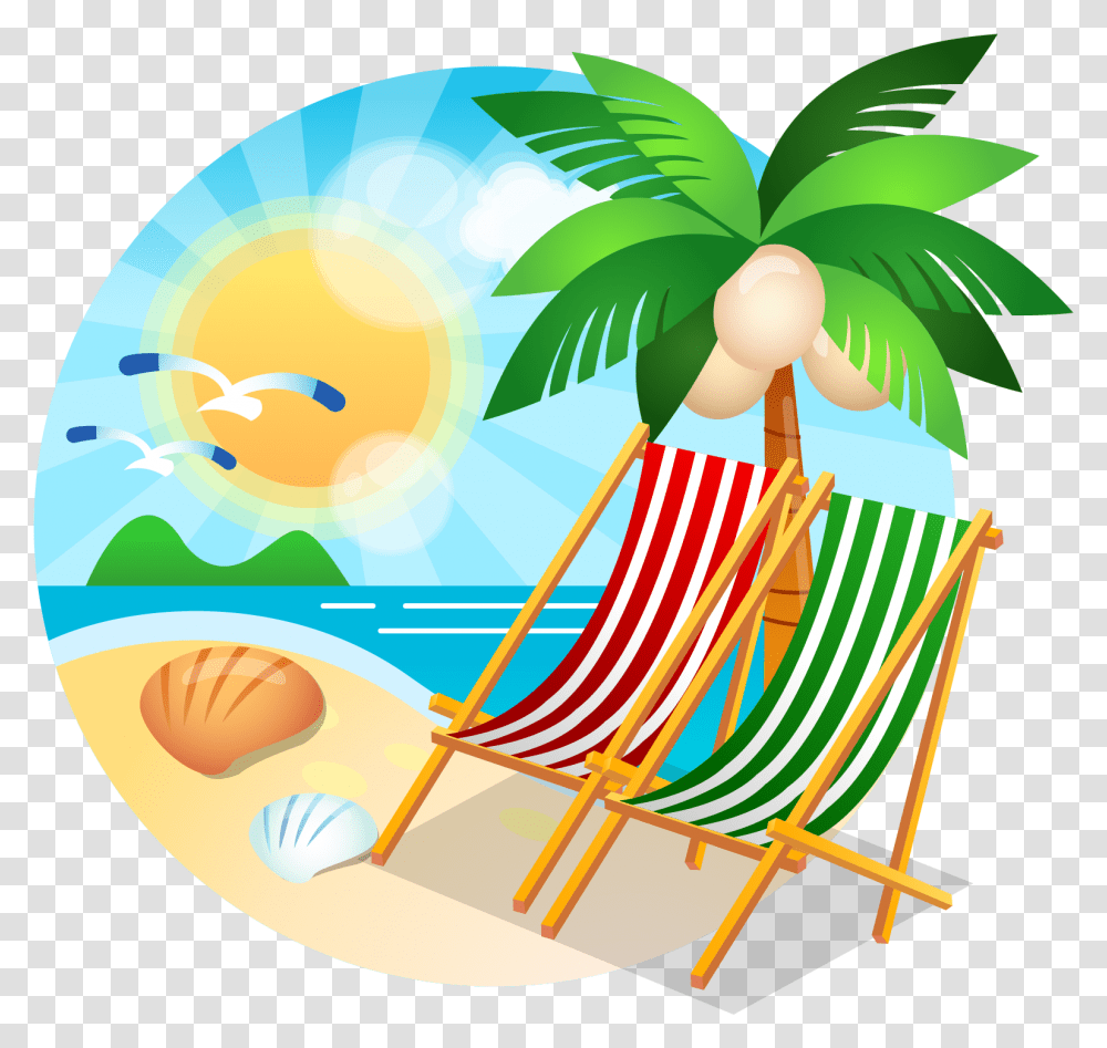 Beach Christmas No Background, Furniture, Vacation, Hammock Transparent Png